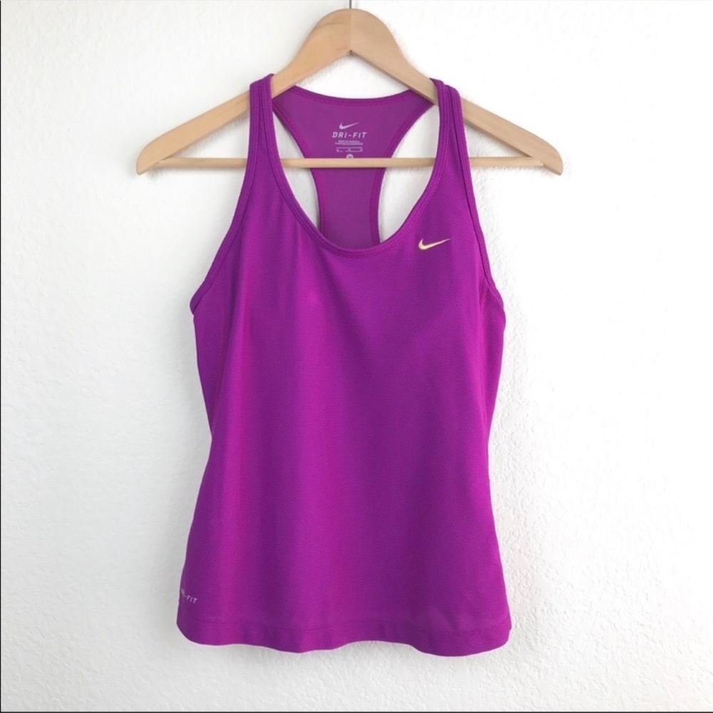 Nike Dry Fit Racerback Workout Shirt Sz M